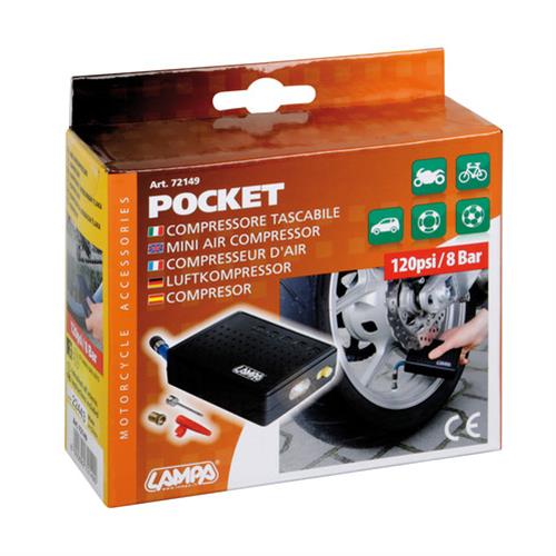 Εικόνα 4 από 8 — ΚΟΜΠΡΕΣΕΡ ΑΕΡΑ ΠΟΔΗΛΑΤΟΥ/ΜΟΤΟ POCKET ΜΕ LED
