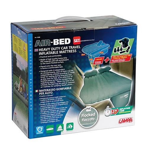 Εικόνα 4 από 9 — ΣΤΡΩΜΑ ΑΕΡΑ ΦΟΥΣΚΩΤΟ AIR-BED 12V 145x90x45cm ΓΚΡΙ