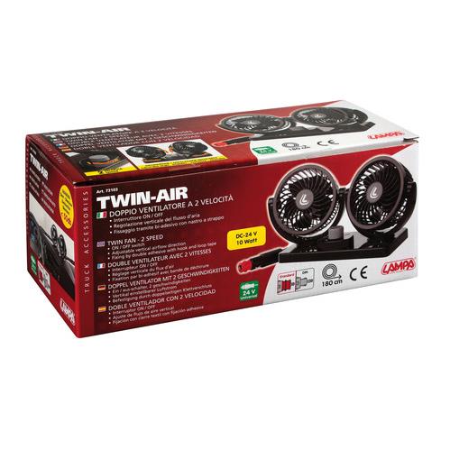 Εικόνα 6 από 7 — ΑΝΕΜΙΣΤΗΡΑΣ TWIN-AIR 24V 16W (2 ΤΑΧΥΤΗΤΕΣ – Φ 11 cm)