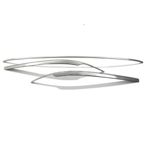 TRIM ΠΟΡΤ ΜΠΑΓΚΑΖ ΧΡΩΜΙΟ ΜΕΤΑΛΛΙΚΟ S-DIZAYN - 3 TEM. ΓΙΑ VW PASSAT B8.5 SD 2019+