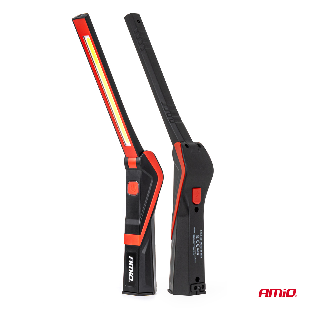 Εικόνα 8 από 10 — Amio – Φακός Εργασίας LED COB 5W USB-C 2600mAh με Μαγνήτη & Γάντζο για Ισχυρό Φωτισμό & Ευελιξία – 1 Τεμ. (04504/AM)