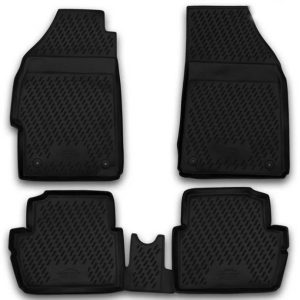 ΠΑΤΑΚΙΑ ΣΕ ΣΚΑΦΗ TPE ΛΑΣΤΙΧΟ ΓΙΑ CHEVROLET SPARK 2010-2013 ΣΕ ΜΑΥΡΟ ΧΡΩΜΑ NOVLINE - 4 ΤΕΜ.