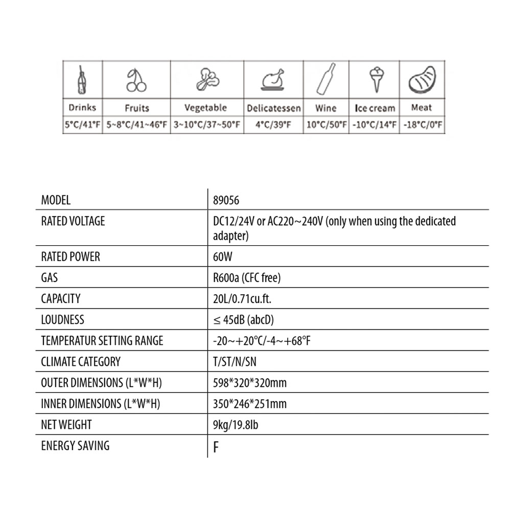 Εικόνα 8 από 8 — ΨΥΓΕΙΟ/ΚΑΤΑΨΥΚΤΗΣ 20LT/12/24V+220V ΦΟΡΗΤΟ ΜΕ ΣΥΜΠΙΕΣΤΗ/ΘΕΡΜΟΣΤΑΤΗ ΚΑΙ ΨΗΦΙΑΚΗ ΟΘΟΝΗ FC-20 LAMPA – 1 TEM.