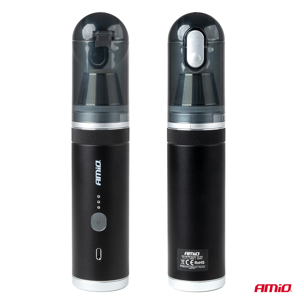 Εικόνα 9 από 14 — Amio – Ασύρματο Σκουπάκι Χειρός 100W 20kPa με λειτουργία Φυσίματος & USB-C Heavy Duty για Καθημερινή Χρήση & Ισχυρό Καθαρισμό – 1 Τεμ. (04785/AM)
