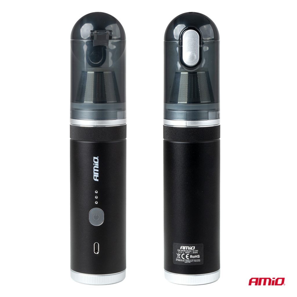 Εικόνα 7 από 14 — Amio – Ασύρματο Σκουπάκι Χειρός 100W 20kPa με λειτουργία Φυσίματος & USB-C Heavy Duty για Καθημερινή Χρήση & Ισχυρό Καθαρισμό – 1 Τεμ. (04785/AM)