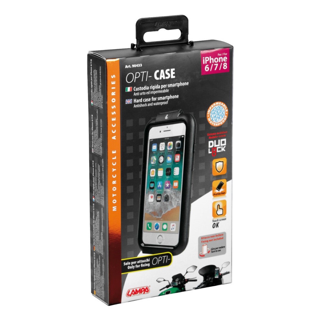 Εικόνα 16 από 16 — Θήκη Κινητού Hard Case της σειράς Optiline για Apple iPhone 6 / 7 / 8 / SE 2020, συμβατή με Βάσεις Στήριξης Κινητού Optiline για Μηχανή με σύστημα Duolock