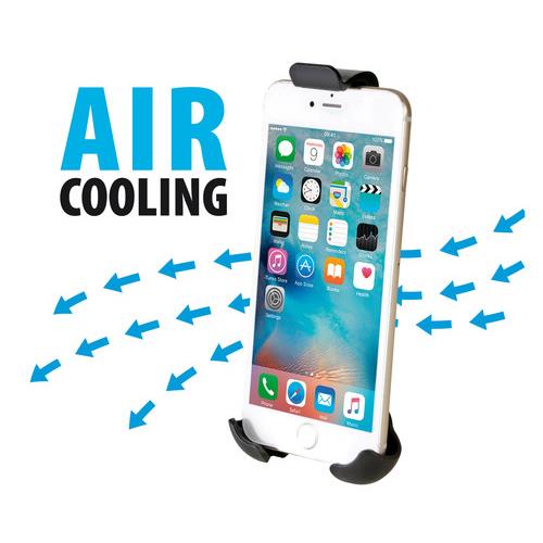 Εικόνα 17 από 34 — Αερόψυκτη Θήκη Κινητού Air Flow της σειράς Optiline Universal Εφαρμογής για κινητά με μέγιστο ύψος από 125 mm έως 180 mm, συμβατή με Βάσεις Στήριξης Κινητού Optiline για Μηχανή με σύστημα Duolock