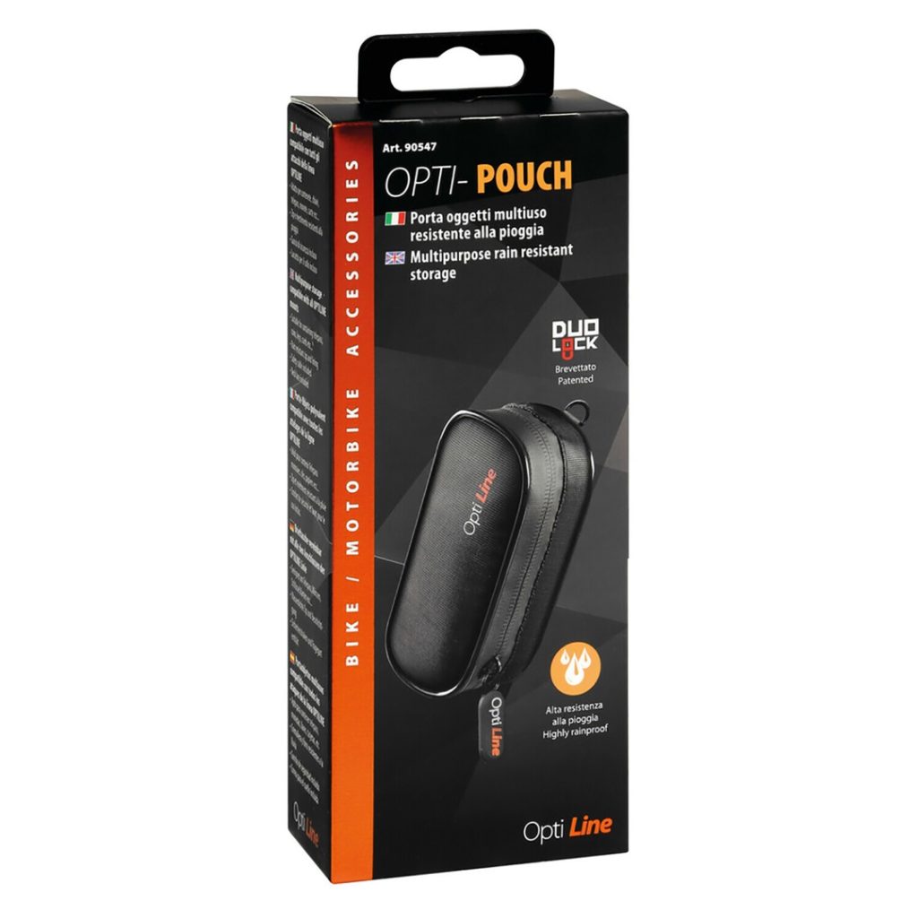 Εικόνα 20 από 21 — Θήκη Organizer Pouch της σειράς Optiline Universal Εφαρμογής με διαστάσεις 120 x 60 x 40 mm, συμβατή με Βάσεις Στήριξης Κινητού Optiline για Μηχανή με σύστημα Duolock