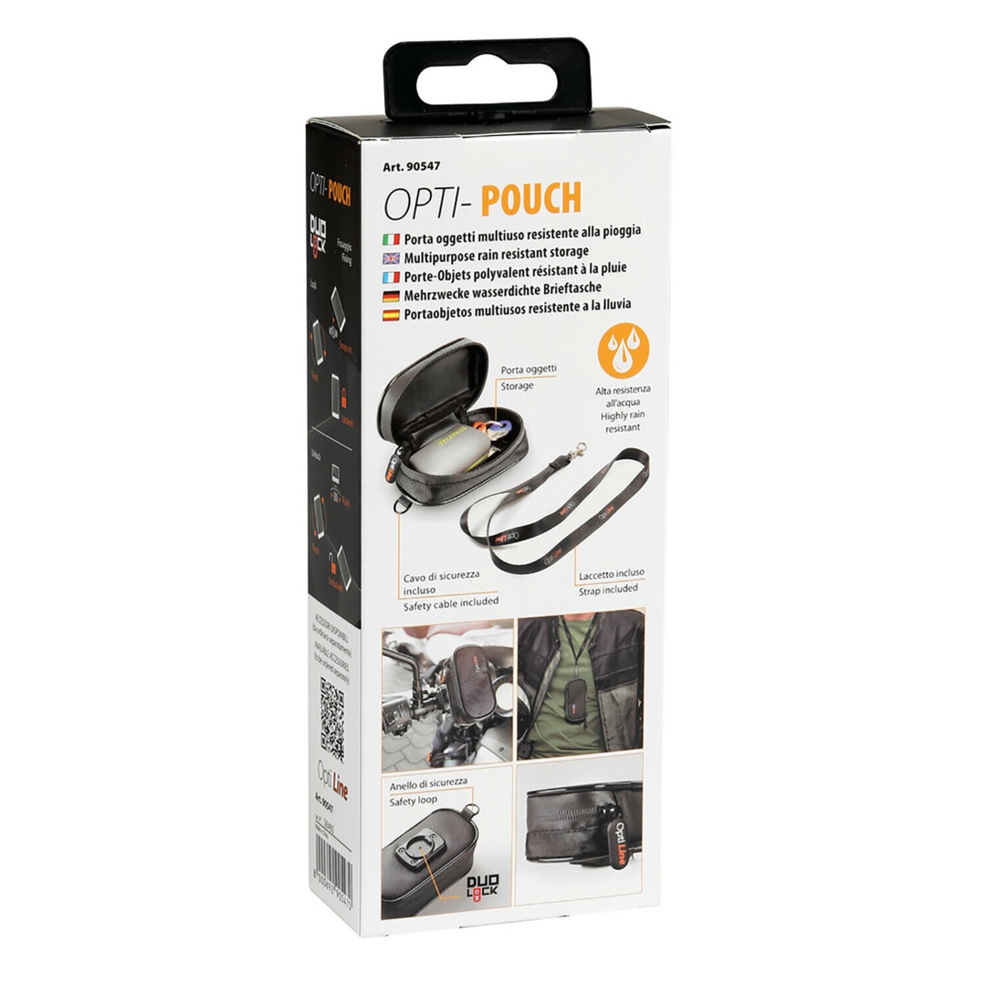 Εικόνα 21 από 21 — Θήκη Organizer Pouch της σειράς Optiline Universal Εφαρμογής με διαστάσεις 120 x 60 x 40 mm, συμβατή με Βάσεις Στήριξης Κινητού Optiline για Μηχανή με σύστημα Duolock