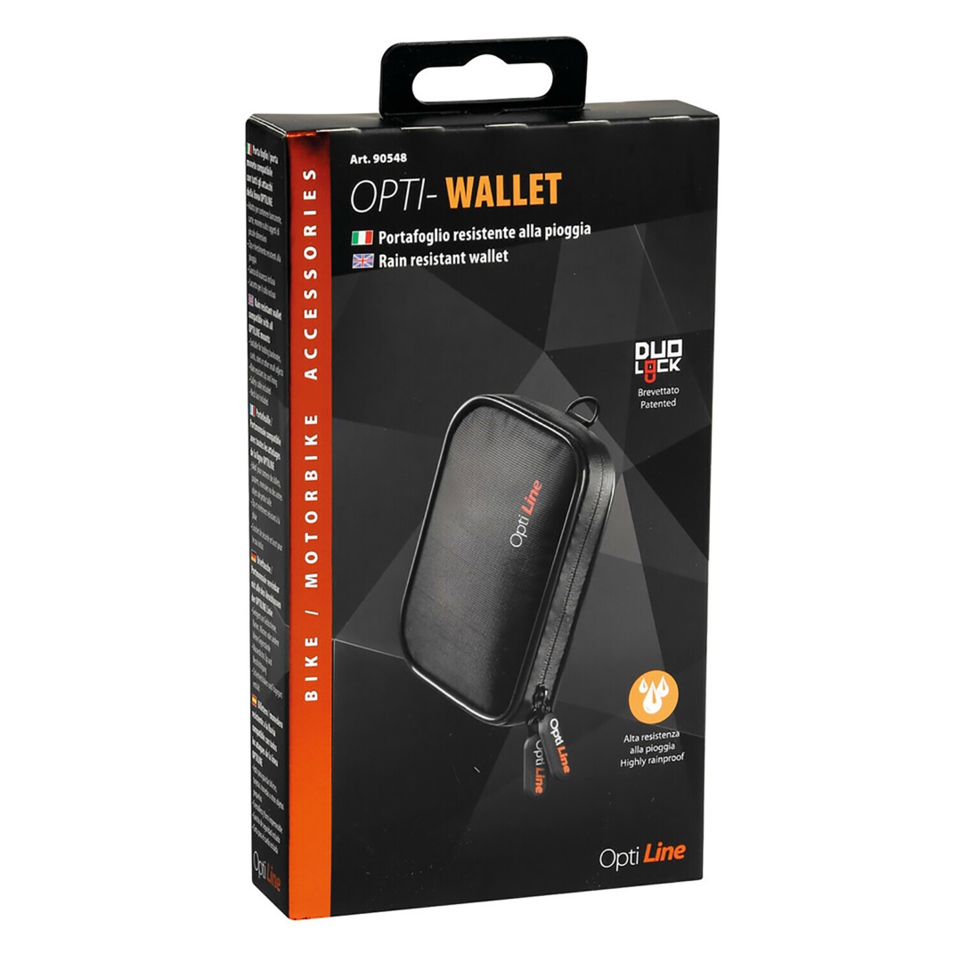 Εικόνα 19 από 20 — Θήκη Πορτοφόλι Wallet της σειράς Optiline Universal Εφαρμογής με διαστάσεις 120 x 80 x 20 mm, συμβατή με Βάσεις Στήριξης Κινητού Optiline για Μηχανή με σύστημα Duolock