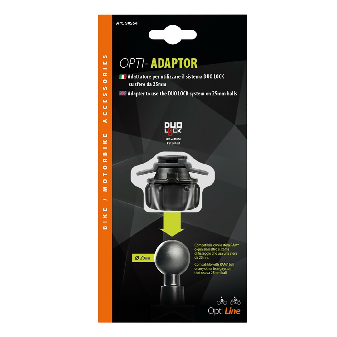 Εικόνα 3 από 3 — Ανταλλακτικός Αντάπτορας Adaptor 25 mm της σειράς Optiline, συμβατός με Βάσεις Στήριξης Κινητού RAM ® ή Βάσεις Στήριξης Κινητού με μπίλια 25 mm και Θήκες ή Αντάπτορες Κινητού Optiline