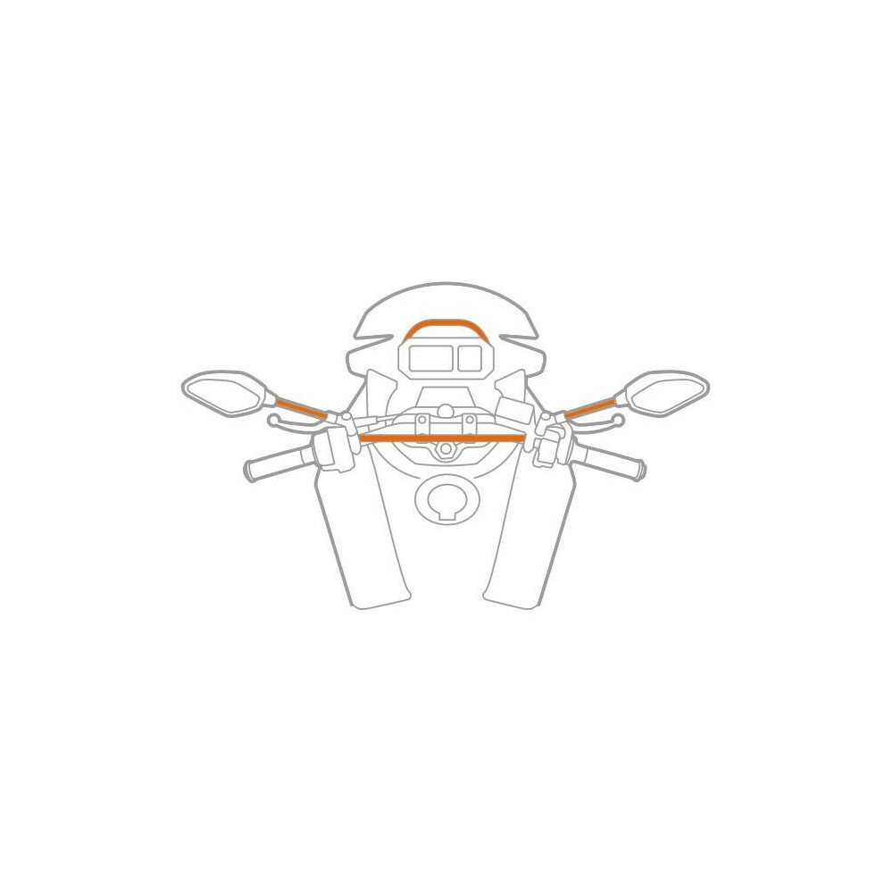 Εικόνα 8 από 15 — Βάση Στήριξης Κινητού Bar Orbit της σειράς Titan Optiline για Καθρέπτες ή Μπάρες Μηχανής ή Ποδηλάτου με διάμετρο από 9 mm έως 18 mm, επιμηκυμένο βραχίονα και σύστημα Duolock, συμβατή με Θήκες ή Αντάπτορες Κινητού Optiline