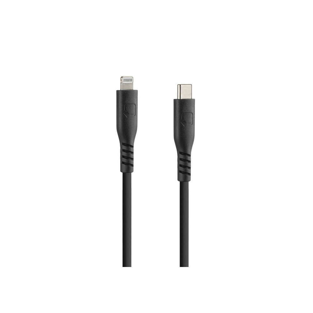 Εικόνα 1 από 2 — Καλώδιο USB Type C σε Apple Lightning 8 Pin 3000mA/60W της σειράς Optiline για Φόρτιση, Συγχρονισμό και Μεταφορά Δεδομένων Κινητού και Ηλεκτρονικών Συσκευών με επένδυση από σιλικόνη και μήκος 60 cm