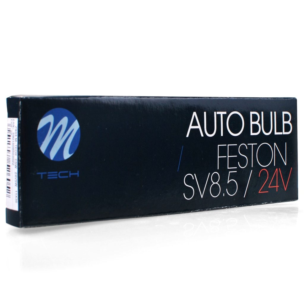 Εικόνα 2 από 2 — ΛΑΜΠΑΚΙΑ ΠΛΑΦΟΝΙΕΡΑΣ 5W 24V SV8,5 36mm STANDARD ΑΛΟΓΟΝΟΥ 10ΤΕΜ.. M-TECH