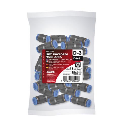 Εικόνα 3 από 3 — ΣΥΝΔΕΣΜΟΣ ΑΕΡΑ D-3 6-8mm max 13BAR 20ΤΕΜ.