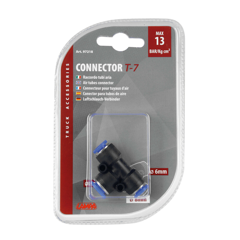 Εικόνα 3 από 3 — ΣΥΝΔΕΣΜΟΣ ΑΕΡΑ ΤΡΙΠΛΟΣ Φ 6/8mm MAX 13BAR kg/cm2 LAMPA – 1 TEM.
