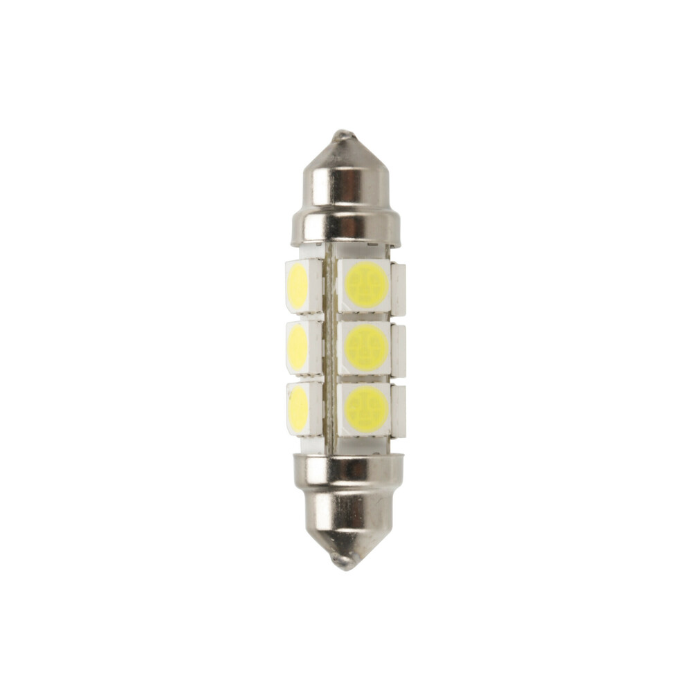 Εικόνα 1 από 4 — ΛΑΜΠΑΚΙ ΠΛΑΦΟΝΙΕΡΑΣ 24-30V 11x43mm 216lm 12xSMD LED ΛΕΥΚΟ (ΔΙΠΛΗΣ ΠΟΛΙΚΟΤΗΤΑΣ/ CAN-BUS) ΣΑΚ. 20ΤΕΜ.