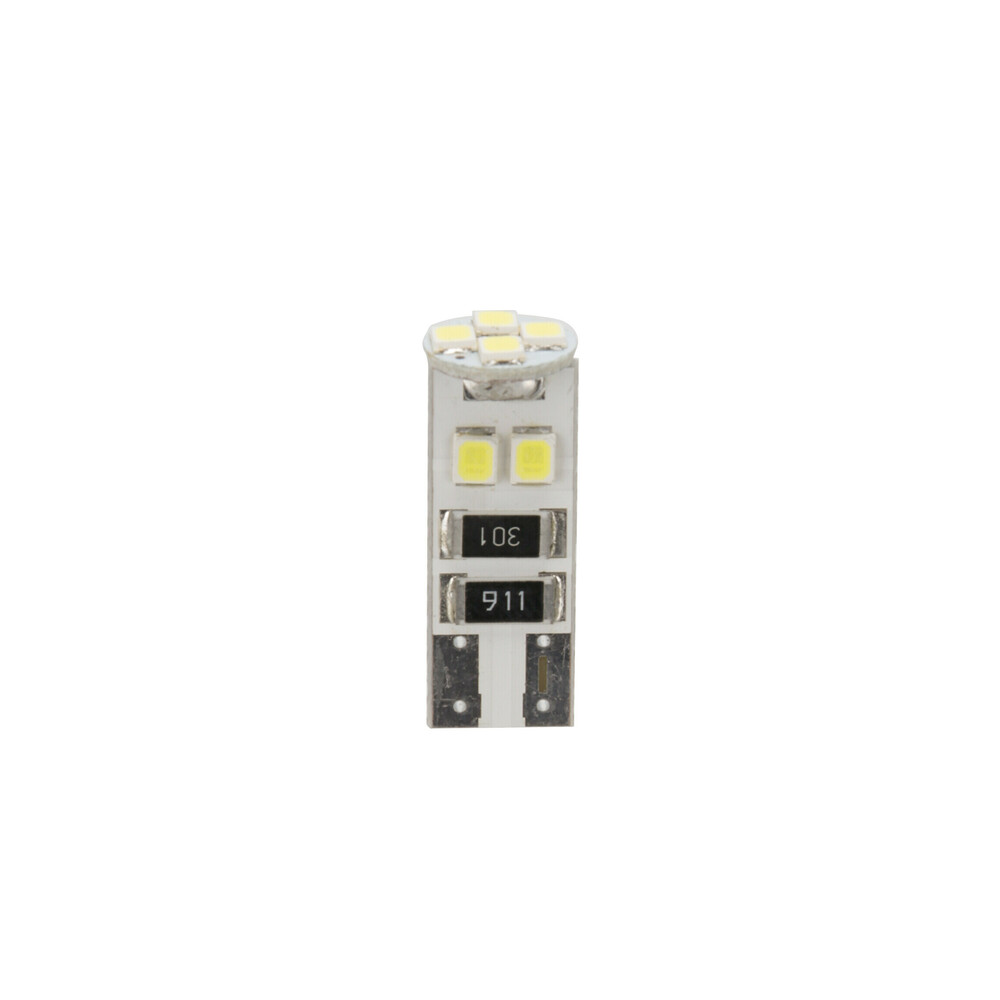 Εικόνα 1 από 4 — T10 W5W 24V W2,1×9,5d 10x28mm 55lm 8SMDx3chips LED ΛΕΥΚΟ ( CAN-BUS / ΔΙΠΛΗΣ ΠΟΛΙΚΟΤΗΤΑΣ) 20ΤΕΜ.