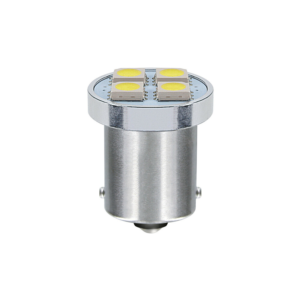 Εικόνα 1 από 3 — P21W BA15s 24V 4SMDx1CHIP LED 40lm ΛΕΥΚΟ ΚΟΥΤΙ LAMPA – 20 ΤΕΜ.