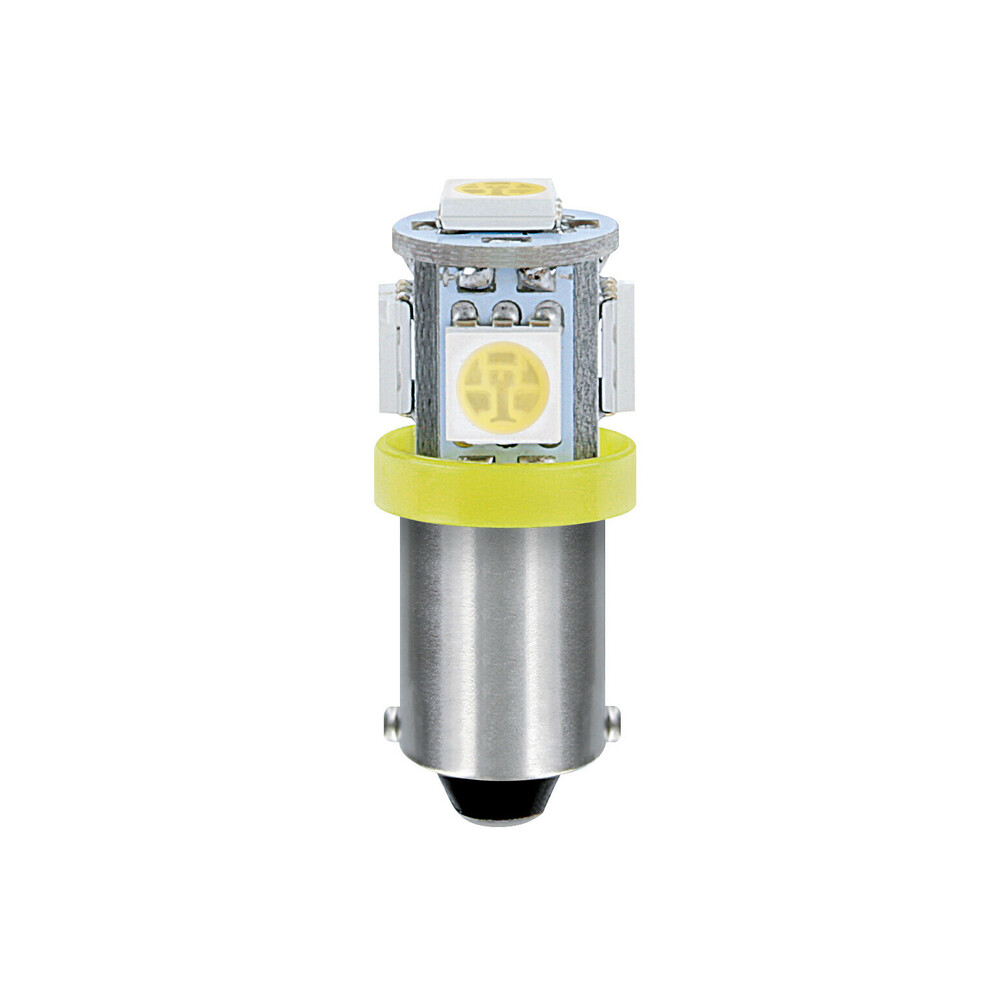 Εικόνα 1 από 3 — T4W BA9s 24/28V 5SMDx1CHIP LED 30lm ΠΟΡΤΟΚΑΛΙ ΚΟΥΤΙ LAMPA – 20 ΤΕΜ.