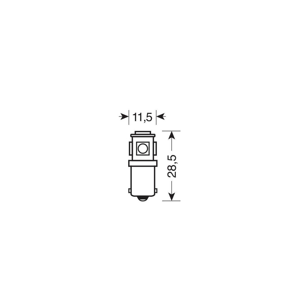 Εικόνα 2 από 3 — T4W BA9s 24/28V 5SMDx1CHIP LED 35lm ΜΠΛΕ ΚΟΥΤΙ LAMPA – 20 ΤΕΜ.
