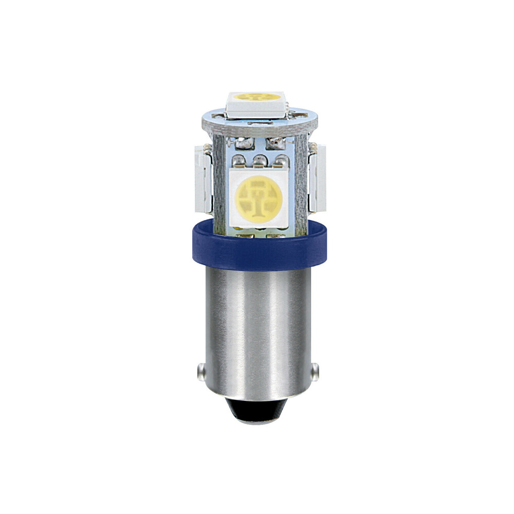 Εικόνα 1 από 3 — T4W BA9s 24/28V 5SMDx1CHIP LED 35lm ΜΠΛΕ ΚΟΥΤΙ LAMPA – 20 ΤΕΜ.