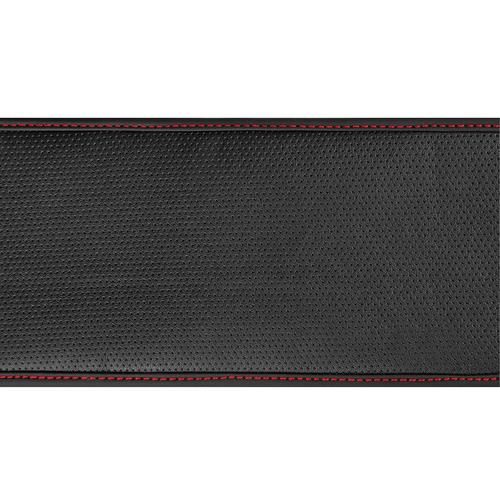Εικόνα 2 από 3 — ΚΑΛΥΜΜΑ ΤΙΜΟΝΙΟΥ ΦΟΡΤΗΓΟΥ 42/44cm (S) SKIN-COVER ΜΑΥΡΟ ΜΕ ΚΟΚΚΙΝΗ ΡΑΦΗ ΕΛΑΣΤΙΚΟ 2mm ΠΑΧΟΣ