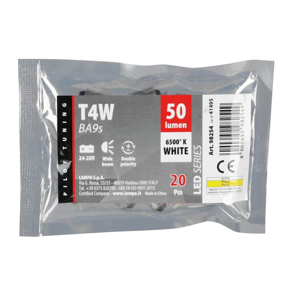 Εικόνα 4 από 4 — T4W 24/28V BA9s HYPER-LED ΛΕΥΚΟ