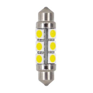Λαμπάκια Πλαφονιέρας 24-30V SV8,5-8 10x41mm 216lm HYPER-LED (Διπλής Πολικότητας) BLISTER 2τεμ