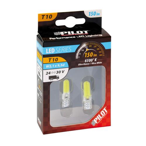 Εικόνα 3 από 3 — T10 W5W 24-30V W2,1×9,5d MEGA-LED COB 2SMDx12chips 150lm ΛΕΥΚΟ 2ΤΕΜ.