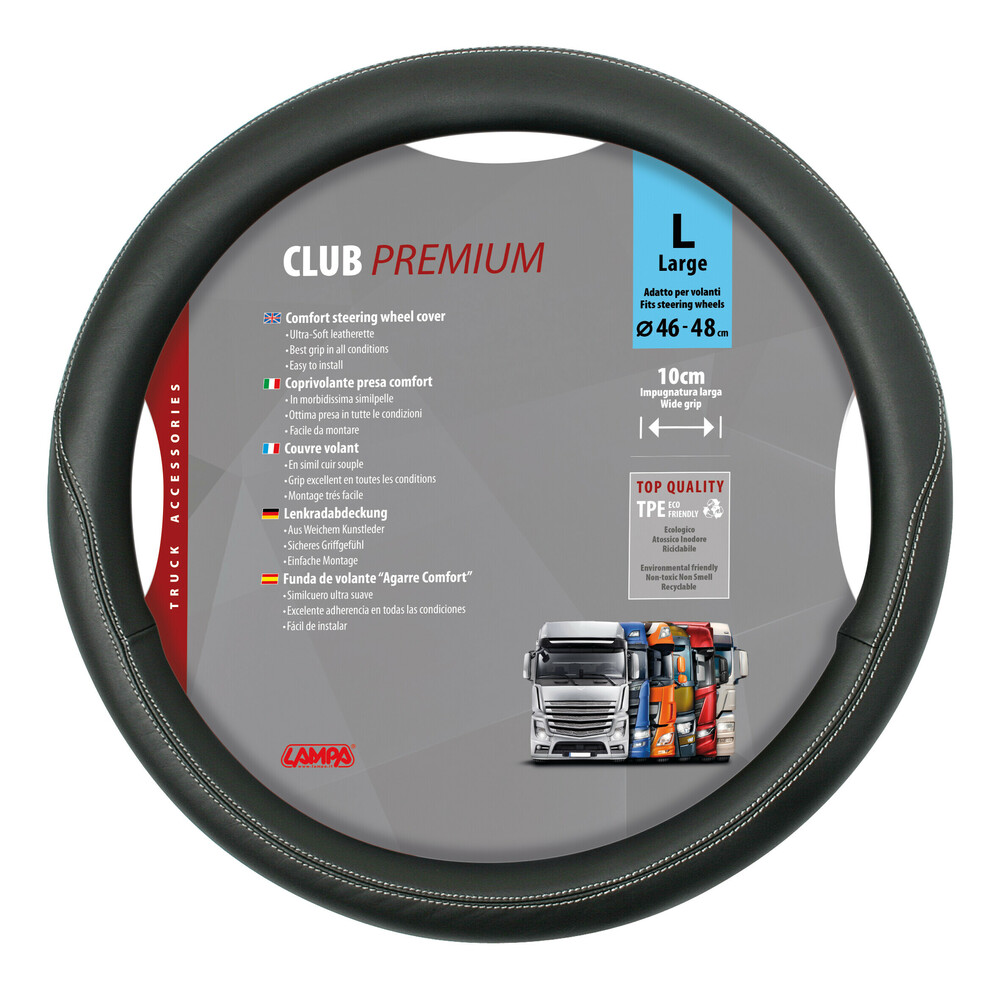 Εικόνα 1 από 2 — ΚΑΛΥΜΜΑ ΤΙΜΟΝΙΟΥ ΦΟΡΤΗΓΟΥ CLUB 46/48cm (L) ΜΑΥΡΟ ΟΙΚΟΛΟΓΙΚΟ ΚΑΙ ΑΟΣΜΟ