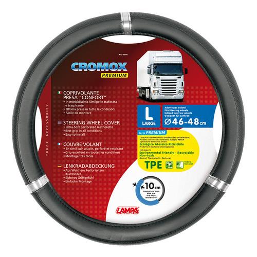 Εικόνα 1 από 2 — ΚΑΛΥΜΜΑ ΤΙΜΟΝΙΟΥ ΦΟΡΤΗΓΟΥ CROMOX (L) 46-48cm (ΜΑΥΡΟ/ΧΡΩΜΙΟ/ΟΙΚΟΛΟΓΙΚΟ/ΑΟΣΜΟ)