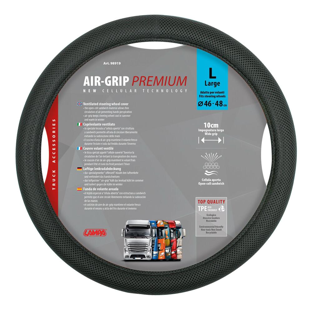 Εικόνα 1 από 2 — ΚΑΛΥΜΜΑ ΤΙΜΟΝΙΟΥ AIRGRIP L 46-48 ΜΕ ΑΕΡΙΖΟΜΕΝΕΣ ΑΝΤΙΙΔΡΩΤΙΚΕΣ ΚΥΨΕΛΕΣ ΠΛΕΓΜΑΤΟΣ