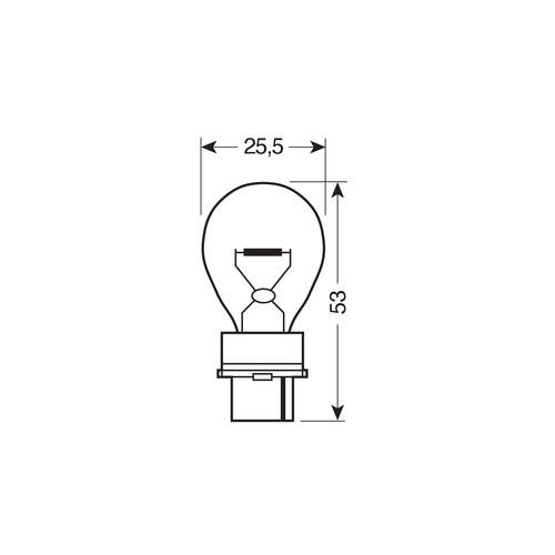 Εικόνα 2 από 4 — P27W 12V 27W W2,5x16d STANDAR LINE ΑΛΟΓΟΝΟΥ 10ΤΕΜ. ΚΟΥΤΙ ΓΙΑ JEEP