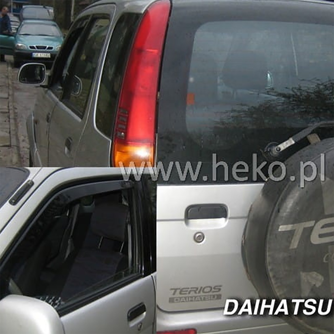 Εικόνα 1 από 5 — ΑΝΕΜΟΘΡΑΥΣΤΕΣ ΓΙΑ DAIHATSU TERIOS 5D 1998-2005 ΖΕΥΓΑΡΙ ΑΠΟ ΕΥΚΑΜΠΤΟ ΦΙΜΕ ΠΛΑΣΤΙΚΟ HEKO – 2 ΤΕΜ.