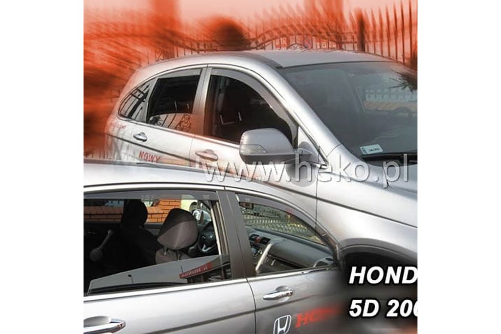 Εικόνα 1 από 5 — ΑΝΕΜΟΘΡΑΥΣΤΕΣ ΓΙΑ HONDA CR-V 3 5D 02/2007-2012 ΖΕΥΓΑΡΙ ΑΠΟ ΕΥΚΑΜΠΤΟ ΦΙΜΕ ΠΛΑΣΤΙΚΟ HEKO – 2 ΤΕΜ.