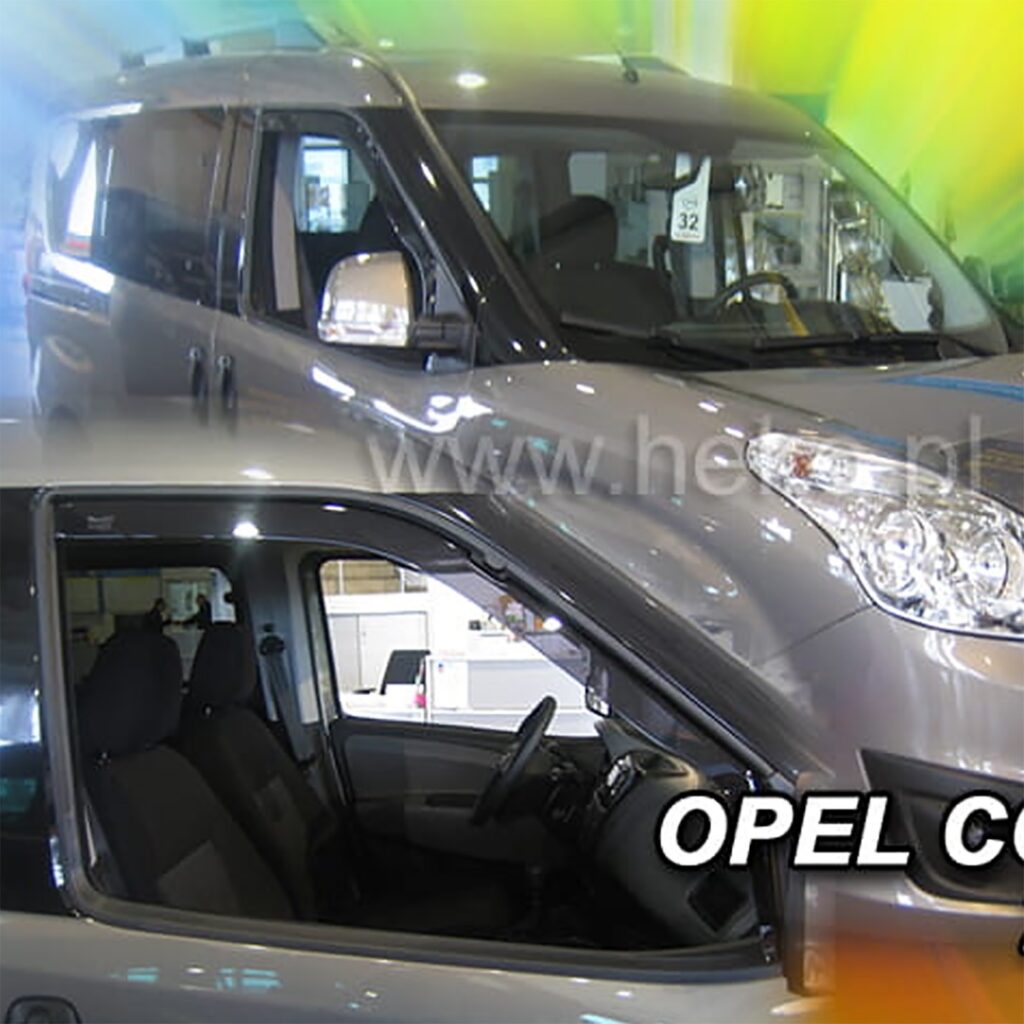 Εικόνα 2 από 6 — ΑΝΕΜΟΘΡΑΥΣΤΕΣ ΓΙΑ FIAT DOBLO 2010-2022 / OPEL COMBO D 2011-2018 ΖΕΥΓΑΡΙ ΑΠΟ ΕΥΚΑΜΠΤΟ ΦΙΜΕ ΠΛΑΣΤΙΚΟ HEKO – 2 ΤΕΜ.