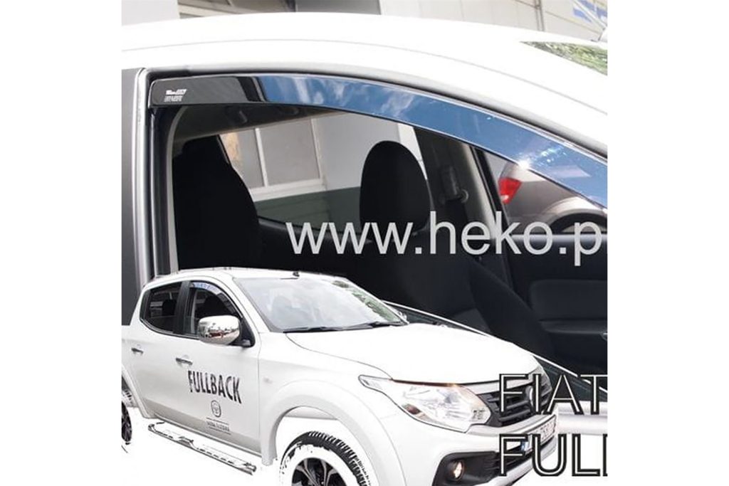 Εικόνα 1 από 5 — ΑΝΕΜΟΘΡΑΥΣΤΕΣ ΓΙΑ FIAT FULLBACK 4D 2016-2021 ΖΕΥΓΑΡΙ ΑΠΟ ΕΥΚΑΜΠΤΟ ΦΙΜΕ ΠΛΑΣΤΙΚΟ HEKO – 2 ΤΕΜ.