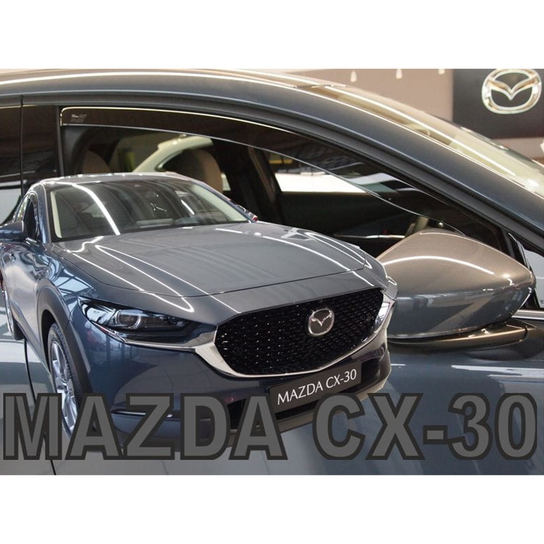 Εικόνα 1 από 5 — ΑΝΕΜΟΘΡΑΥΣΤΕΣ ΓΙΑ MAZDA CX-30 5D 2019+  ΖΕΥΓΑΡΙ ΑΠΟ ΕΥΚΑΜΠΤΟ ΦΙΜΕ ΠΛΑΣΤΙΚΟ HEKO – 2 ΤΕΜ.
