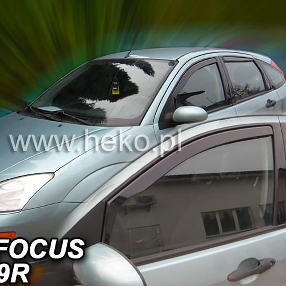 Εικόνα 1 από 5 — ΑΝΕΜΟΘΡΑΥΣΤΕΣ ΓΙΑ FORD FOCUS MK1 4D/5D 1998-2005 ΖΕΥΓΑΡΙ ΑΠΟ ΕΥΚΑΜΠΤΟ ΦΙΜΕ ΠΛΑΣΤΙΚΟ HEKO – 2 ΤΕΜ.