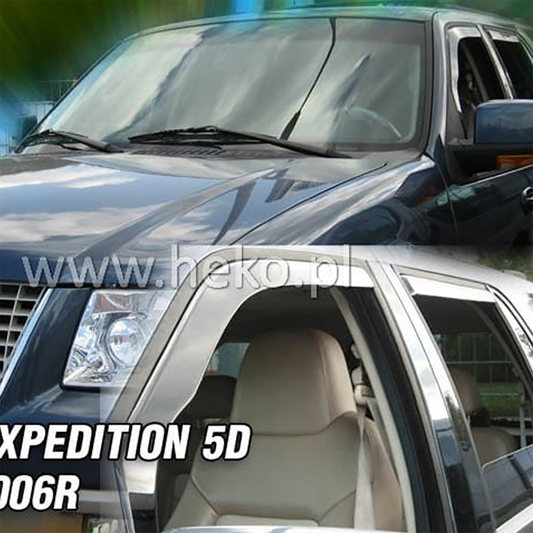 Εικόνα 1 από 5 — ΑΝΕΜΟΘΡΑΥΣΤΕΣ ΓΙΑ FORD EXPEDITION 5D 2003-2006 ΖΕΥΓΑΡΙ ΑΠΟ ΕΥΚΑΜΠΤΟ ΦΙΜΕ ΠΛΑΣΤΙΚΟ HEKO – 2 ΤΕΜ.