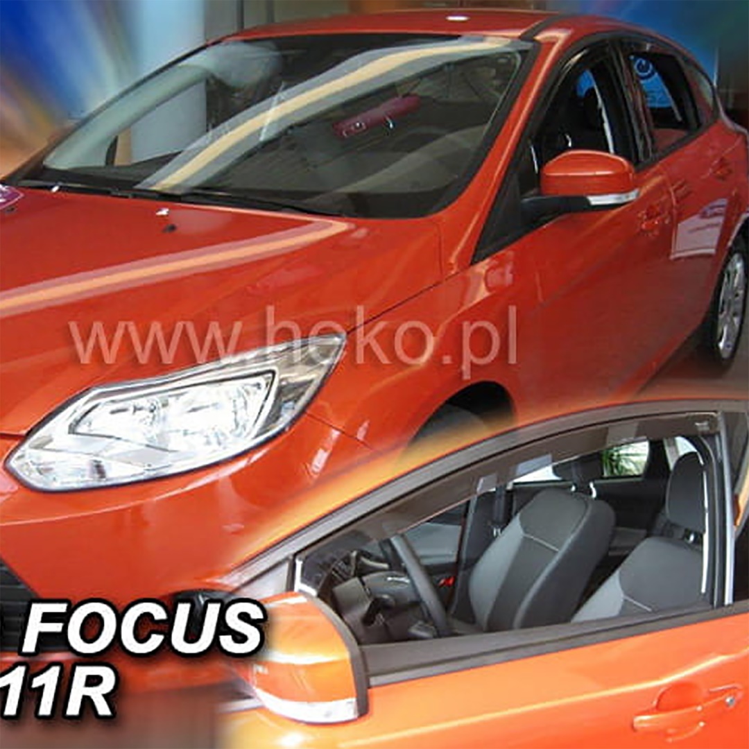 Εικόνα 1 από 5 — ΑΝΕΜΟΘΡΑΥΣΤΕΣ ΓΙΑ FORD FOCUS 3 4D/5D 2011-2018 ΖΕΥΓΑΡΙ ΑΠΟ ΕΥΚΑΜΠΤΟ ΦΙΜΕ ΠΛΑΣΤΙΚΟ HEKO – 2 ΤΕΜ.