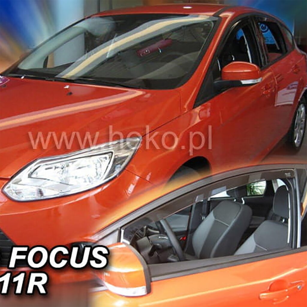 Εικόνα 1 από 5 — ΑΝΕΜΟΘΡΑΥΣΤΕΣ ΓΙΑ FORD FOCUS 3 4D/5D 2011-2018 ΖΕΥΓΑΡΙ ΑΠΟ ΕΥΚΑΜΠΤΟ ΦΙΜΕ ΠΛΑΣΤΙΚΟ HEKO – 2 ΤΕΜ.