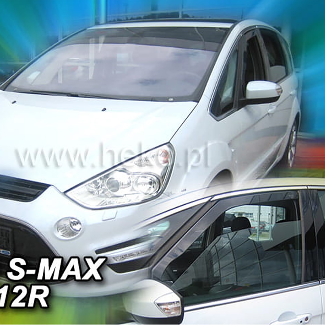 Εικόνα 1 από 5 — ΑΝΕΜΟΘΡΑΥΣΤΕΣ ΓΙΑ FORD S-MAX 5D 2010-2014 ΖΕΥΓΑΡΙ ΑΠΟ ΕΥΚΑΜΠΤΟ ΦΙΜΕ ΠΛΑΣΤΙΚΟ HEKO – 2 ΤΕΜ.