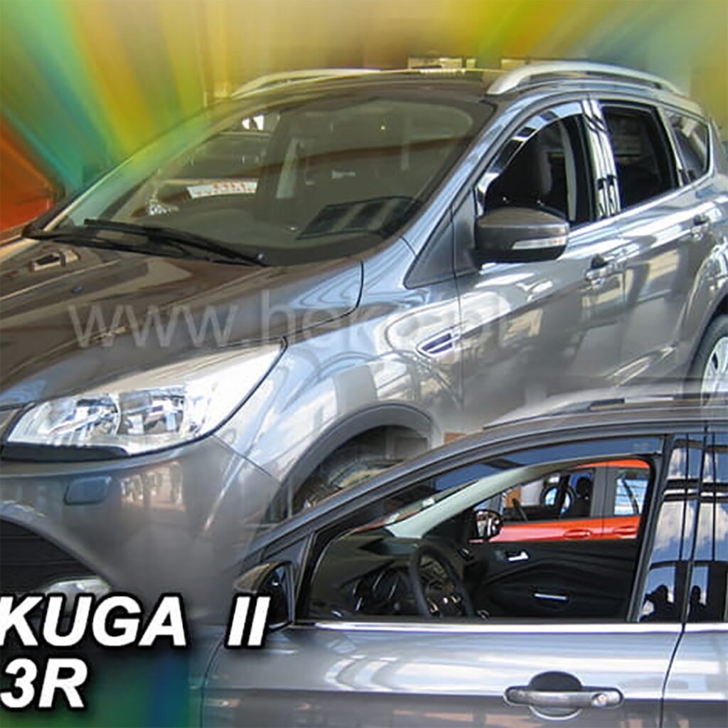 Εικόνα 1 από 5 — ΑΝΕΜΟΘΡΑΥΣΤΕΣ ΓΙΑ FORD KUGA 2 / VIGNALE 5D 2012+ ΖΕΥΓΑΡΙ ΑΠΟ ΕΥΚΑΜΠΤΟ ΦΙΜΕ ΠΛΑΣΤΙΚΟ HEKO – 2 ΤΕΜ.