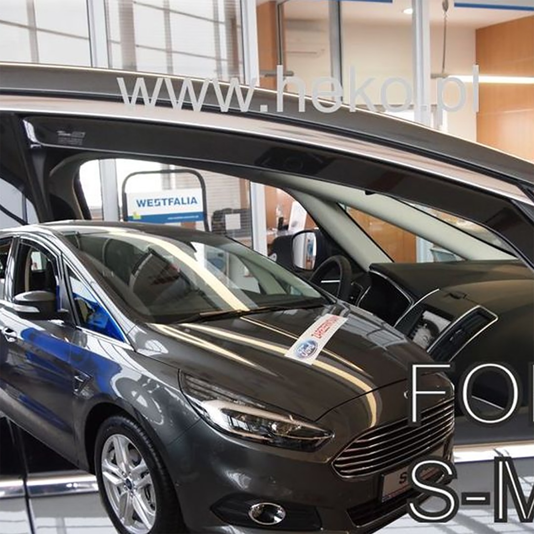 Εικόνα 1 από 5 — ΑΝΕΜΟΘΡΑΥΣΤΕΣ ΓΙΑ FORD S-MAX 2 5D 2016+ ΖΕΥΓΑΡΙ ΑΠΟ ΕΥΚΑΜΠΤΟ ΦΙΜΕ ΠΛΑΣΤΙΚΟ HEKO – 2 ΤΕΜ.