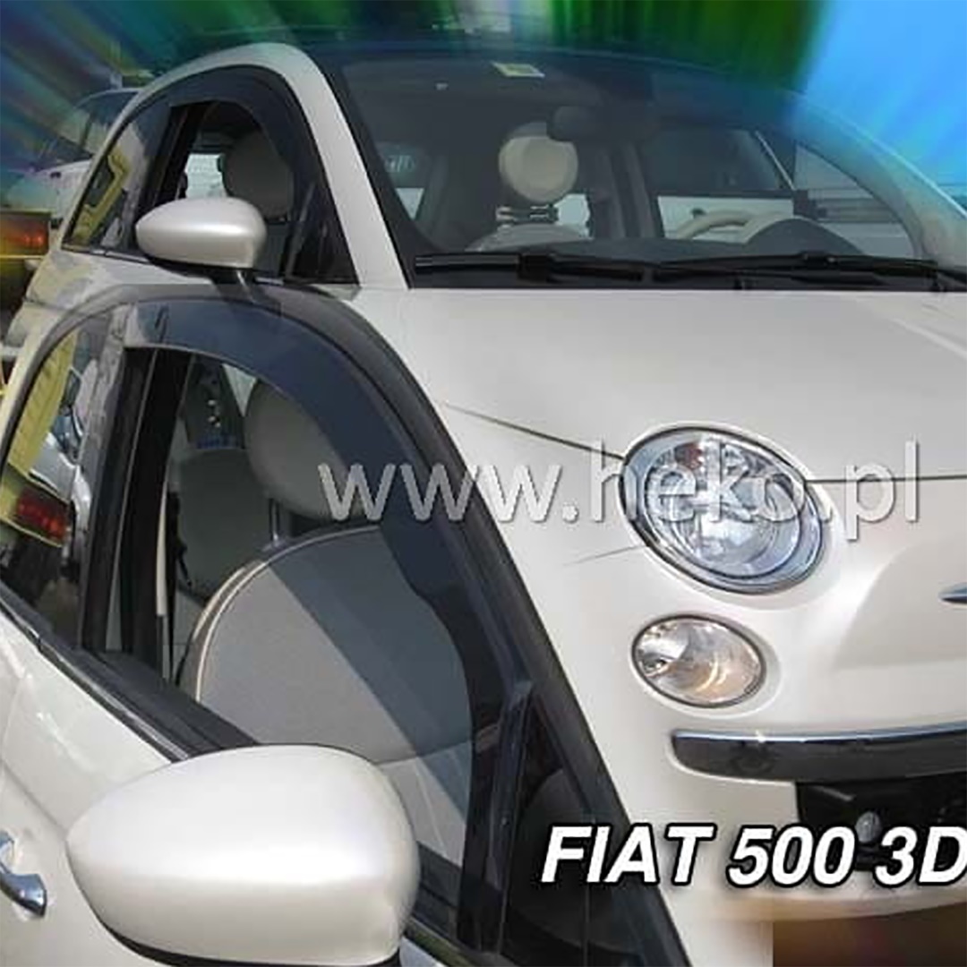 Εικόνα 1 από 5 — ΑΝΕΜΟΘΡΑΥΣΤΕΣ ΓΙΑ FIAT 500 3D 2007-2020 ΖΕΥΓΑΡΙ ΑΠΟ ΕΥΚΑΜΠΤΟ ΦΙΜΕ ΠΛΑΣΤΙΚΟ HEKO – 2 ΤΕΜ.