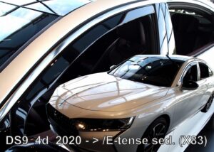ΑΝΕΜΟΘΡΑΥΣΤΕΣ ΓΙΑ DS 9 (X83) 4D E-TENSE 2020-2023 ΖΕΥΓΑΡΙ ΑΠΟ ΕΥΚΑΜΠΤΟ ΦΙΜΕ ΠΛΑΣΤΙΚΟ HEKO - 2 ΤΕΜ.