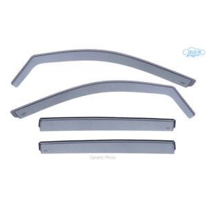 ΣΕΤ ΑΝΕΜΟΘΡΑΥΣΤΕΣ ΓΙΑ HONDA CIVIC 5D 2017-2021 ΑΠΟ ΕΥΚΑΜΠΤΟ ΧΥΤΟ ΑΚΡΥΛΙΚΟ ΓΥΑΛΙ (CAST ACRYLIC GLASS) DGA - 4 ΤΕΜ.