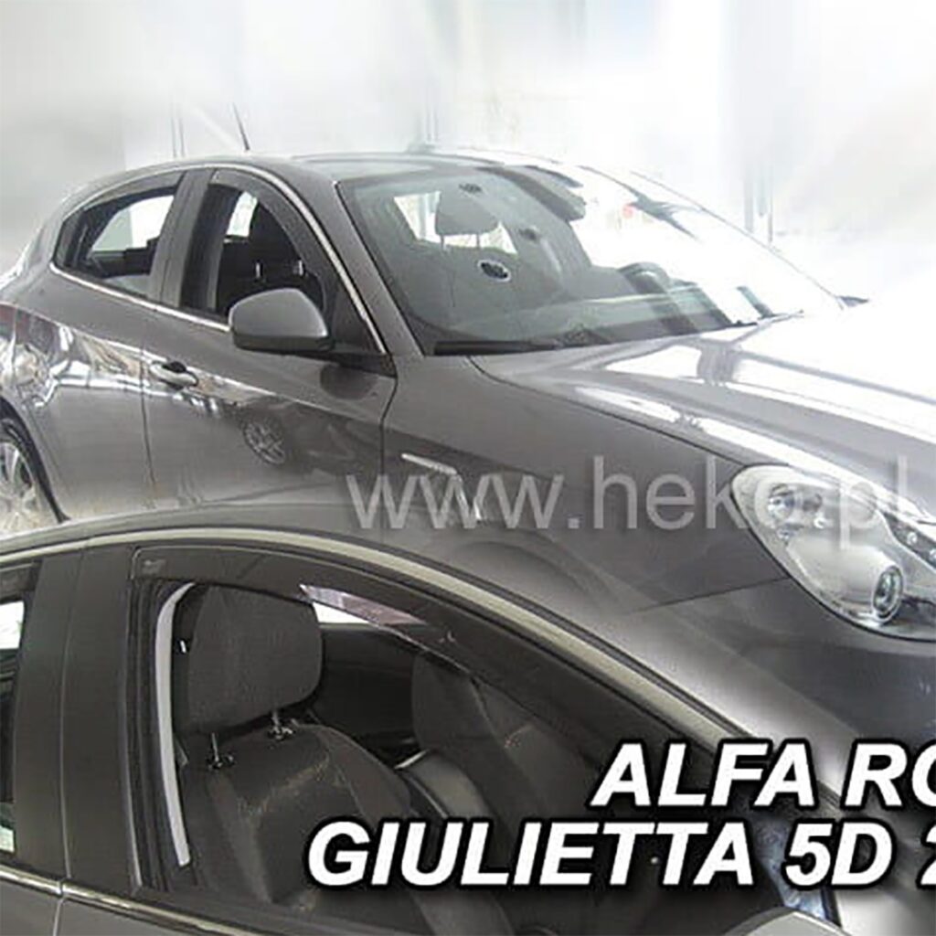 Εικόνα 1 από 5 — ΑΝΕΜΟΘΡΑΥΣΤΕΣ ΓΙΑ ALFA ROMEO GIULIETTA 5D 2010- ΖΕΥΓΑΡΙ ΑΠΟ ΕΥΚΑΜΠΤΟ ΦΙΜΕ ΠΛΑΣΤΙΚΟ HEKO – 2 ΤΕΜ.